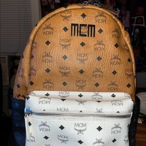 MCM Stark Visetos Colorblock backpack